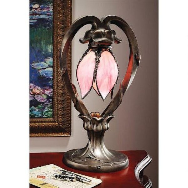 Replica Victorian Hanging Tulip Stained Glass Lamp Art Decor Lamp Light